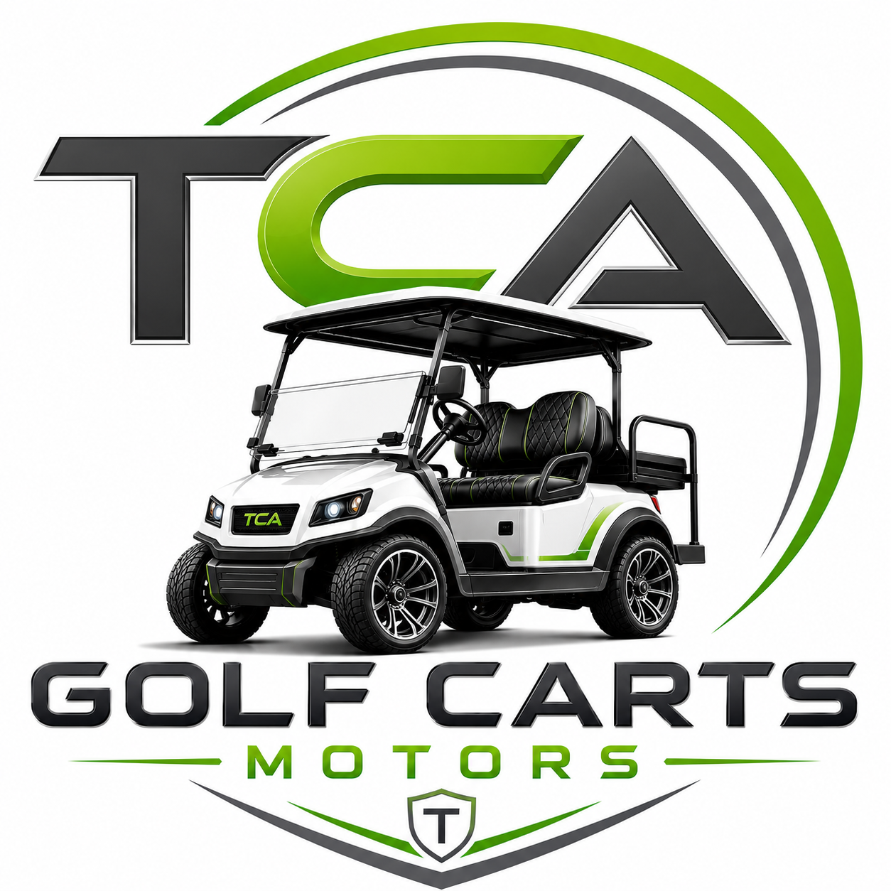 TCA GOLF CARTS MOTORS logo